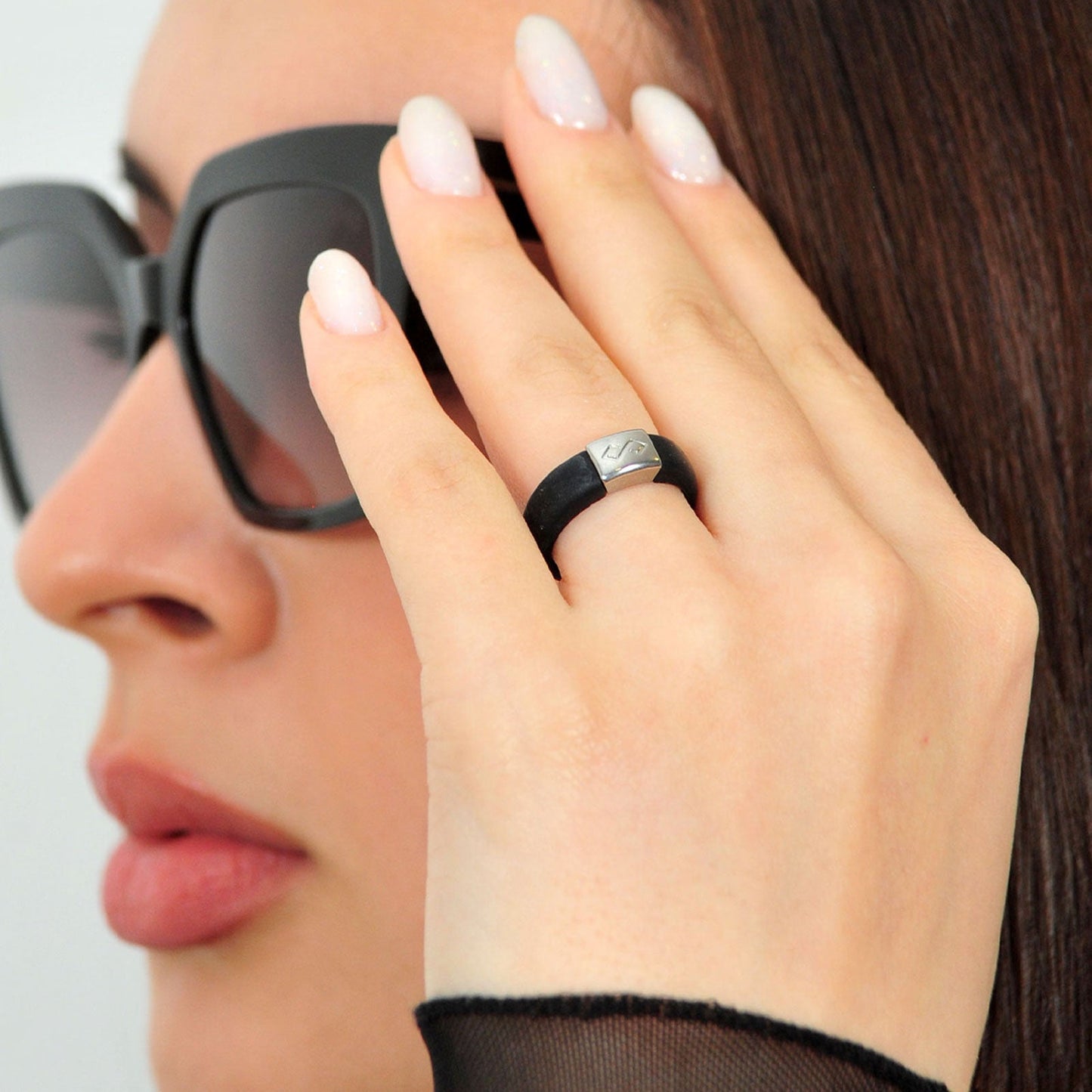 Collection - Women's Silicone Rings with Metal - Patented Design