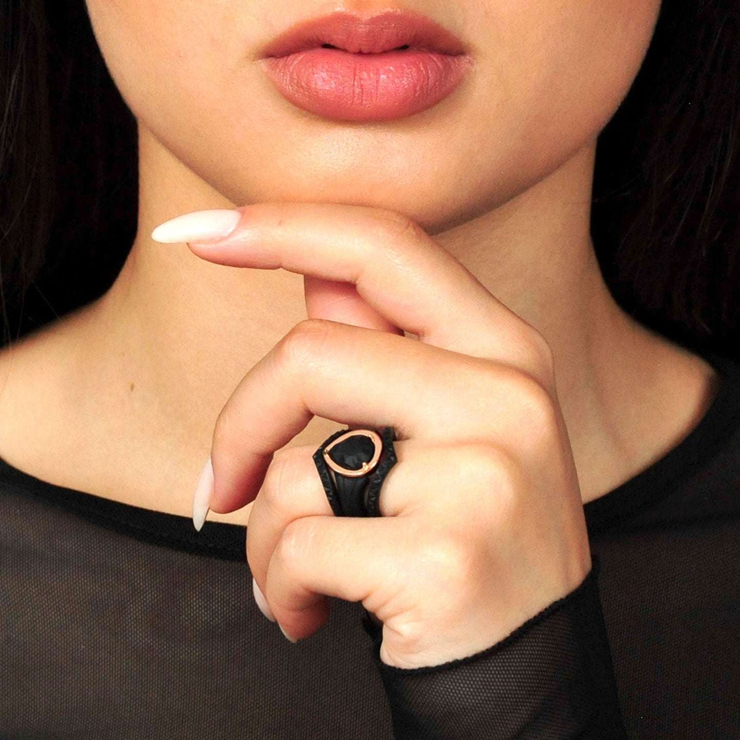 Silicone Rings for Women - New Metal-Framed with Stackable - Silicone Diamond Rings Wedding Bands Women