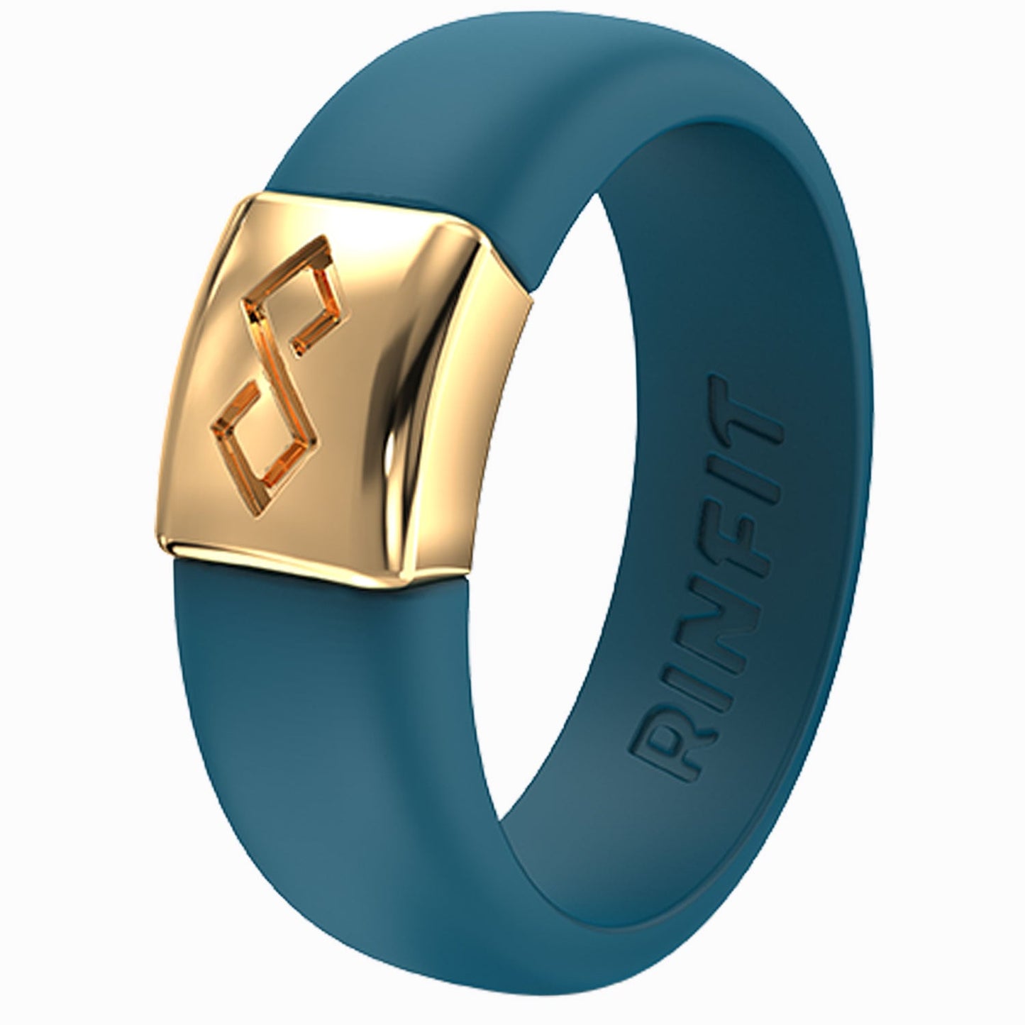 Collection - Women's Silicone Rings with Metal - Patented Design