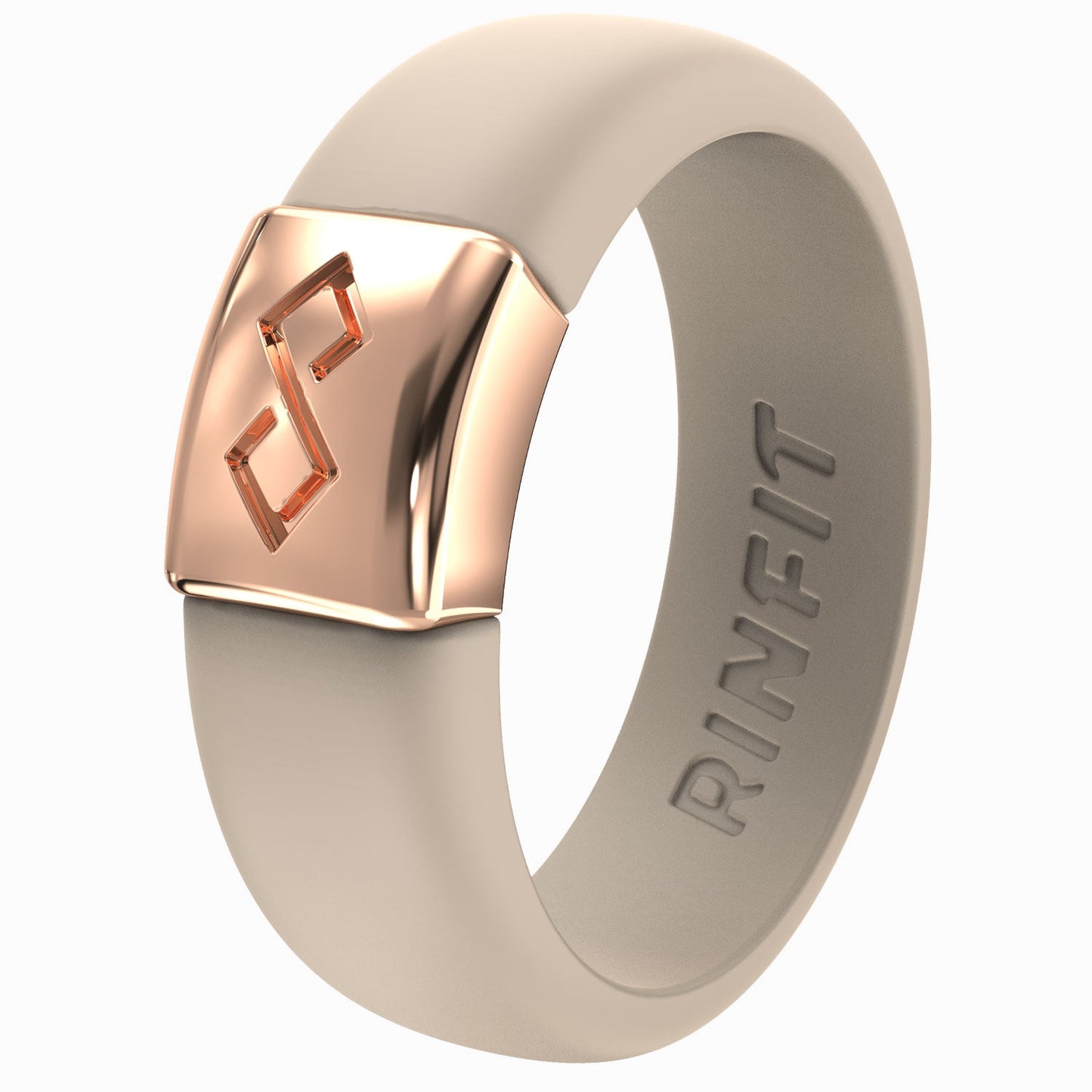 Collection - Women's Silicone Rings with Metal - Patented Design