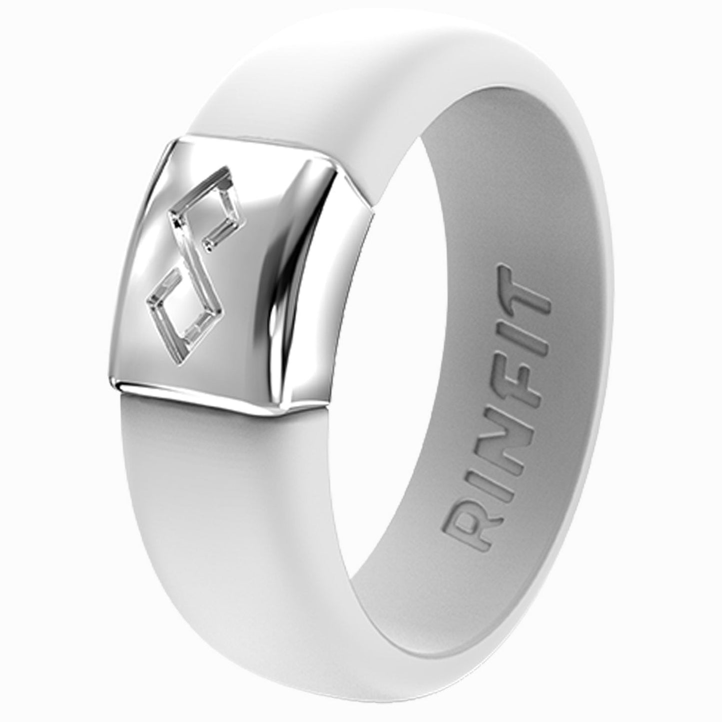 Collection - Women's Silicone Rings with Metal - Patented Design