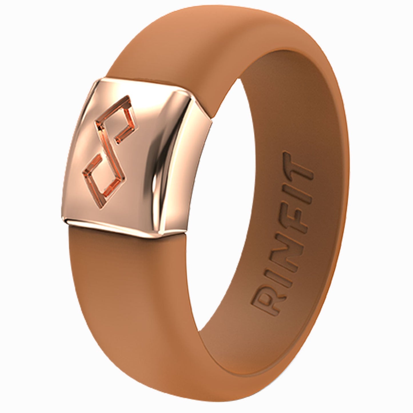Collection - Women's Silicone Rings with Metal - Patented Design