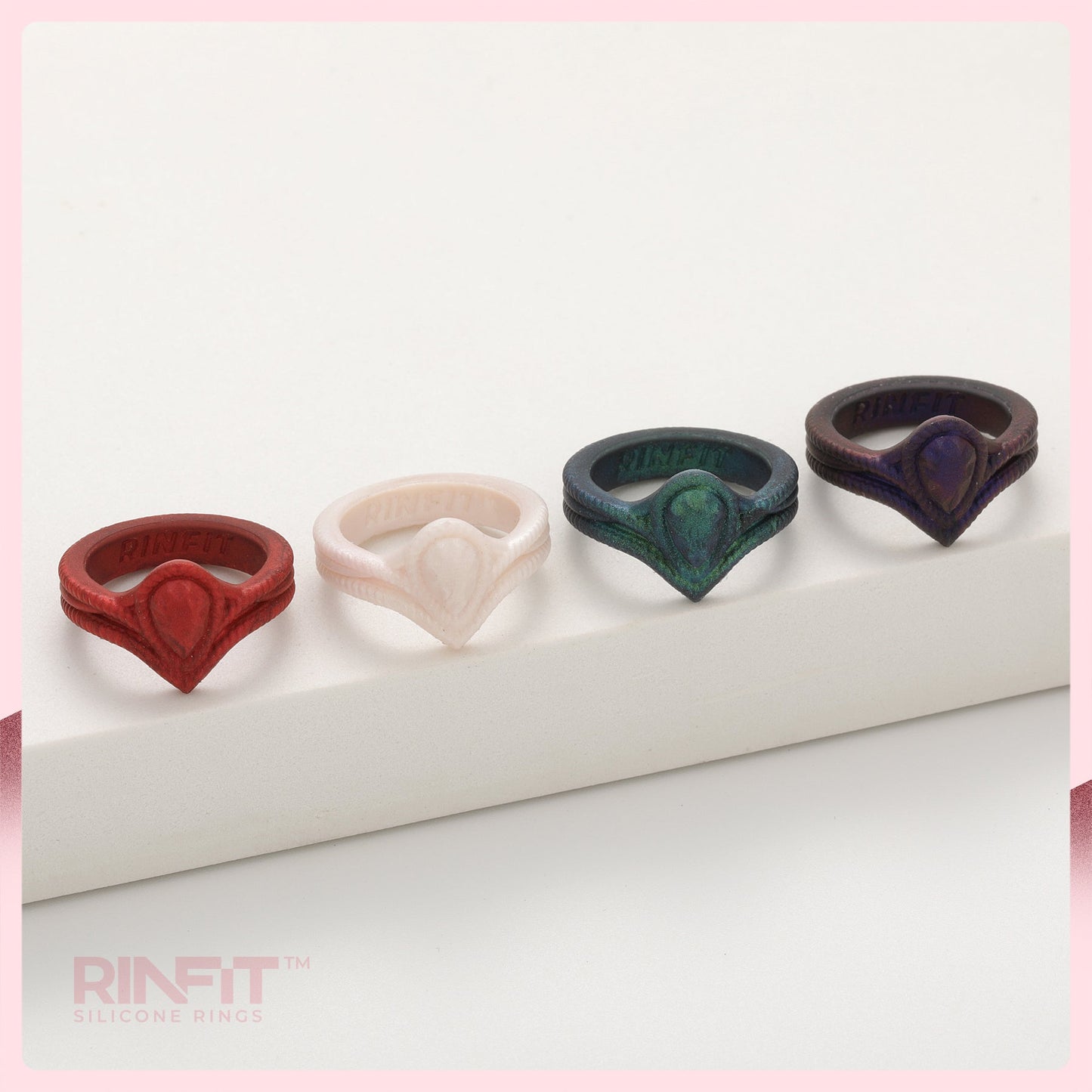 NEW - Limited Edition!  Silicone Diamond Rings