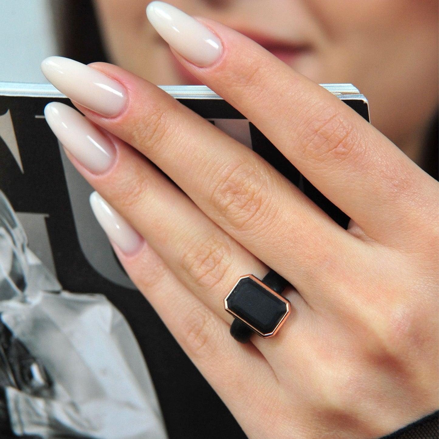 Collection- Silicone Rings with Metal Frame - Patented Design