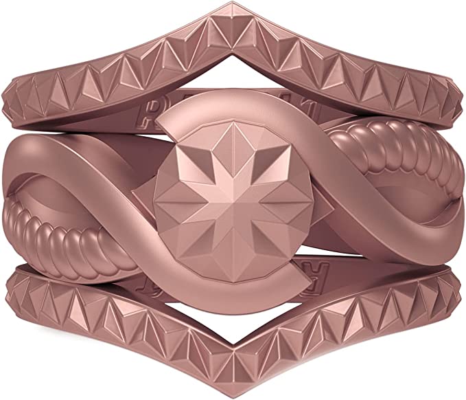 Silicone Rings for Women - Round with 2 Stackable Rings