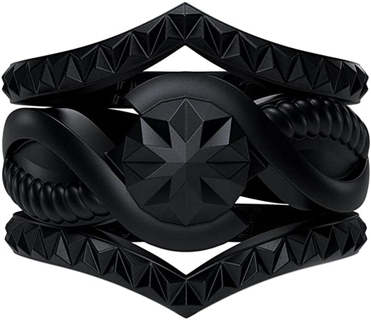 Silicone Rings for Women - Round with 2 Stackable Rings