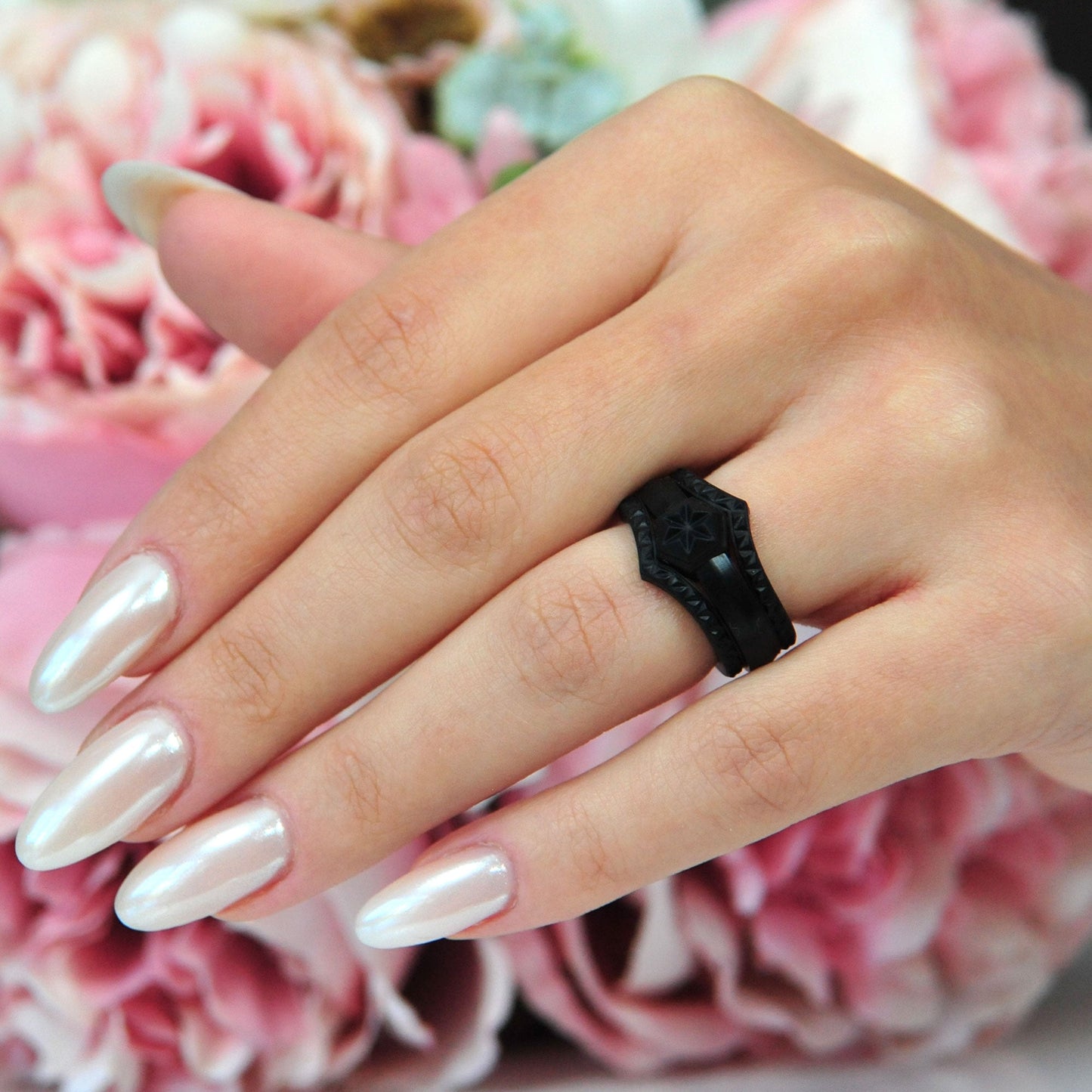 Women's Couture Silicone Rings - 5 Rings Set - Patented Design