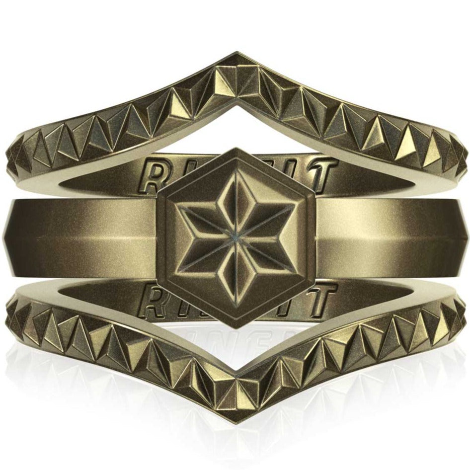 Women's Couture Silicone Rings. Stylish Design - 3 Rings Set - Patented Design