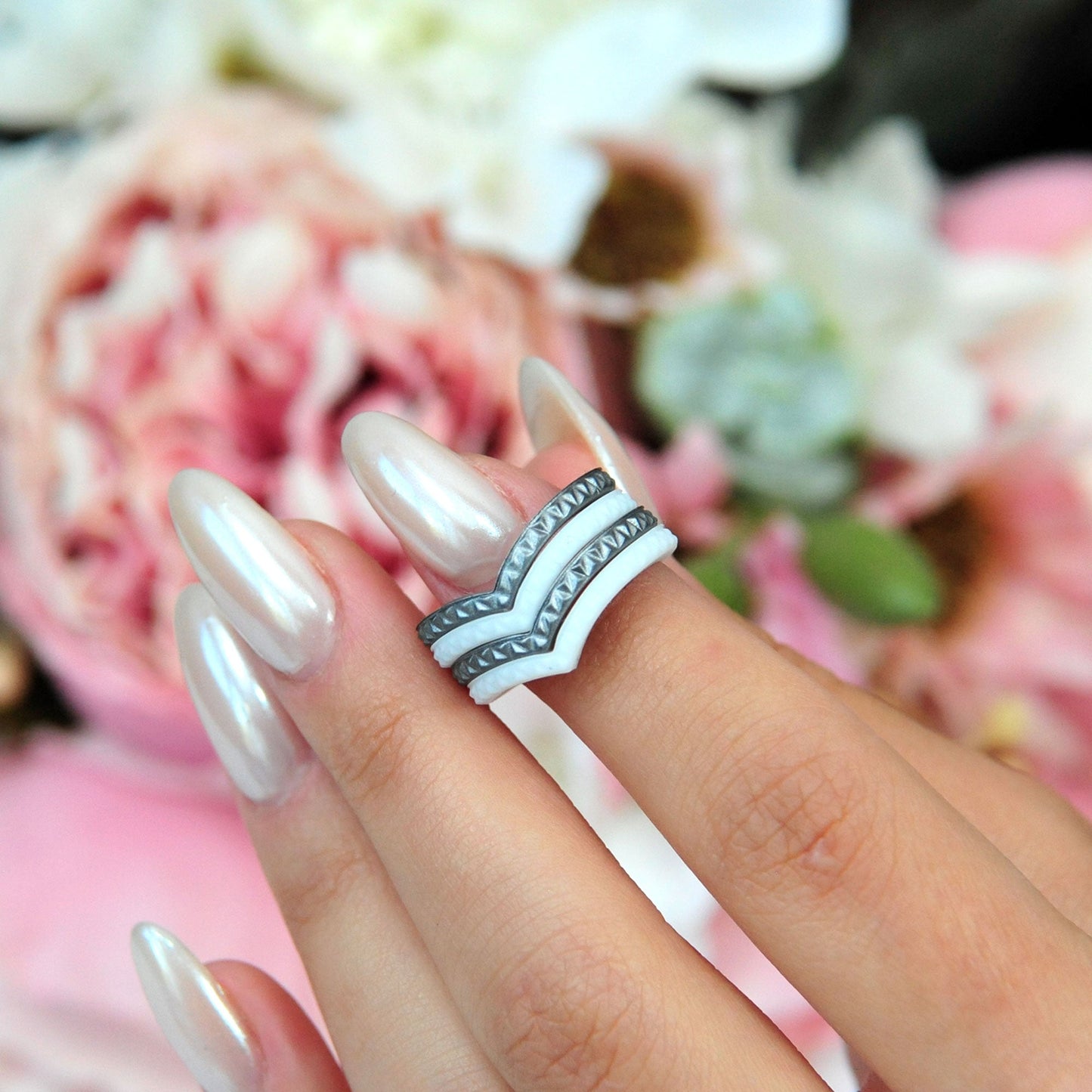 Silicone Stackable Rings - Patented Design