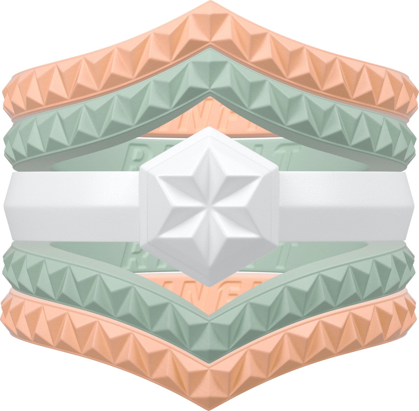 Women's Couture Silicone Rings - 5 Rings Set - Patented Design
