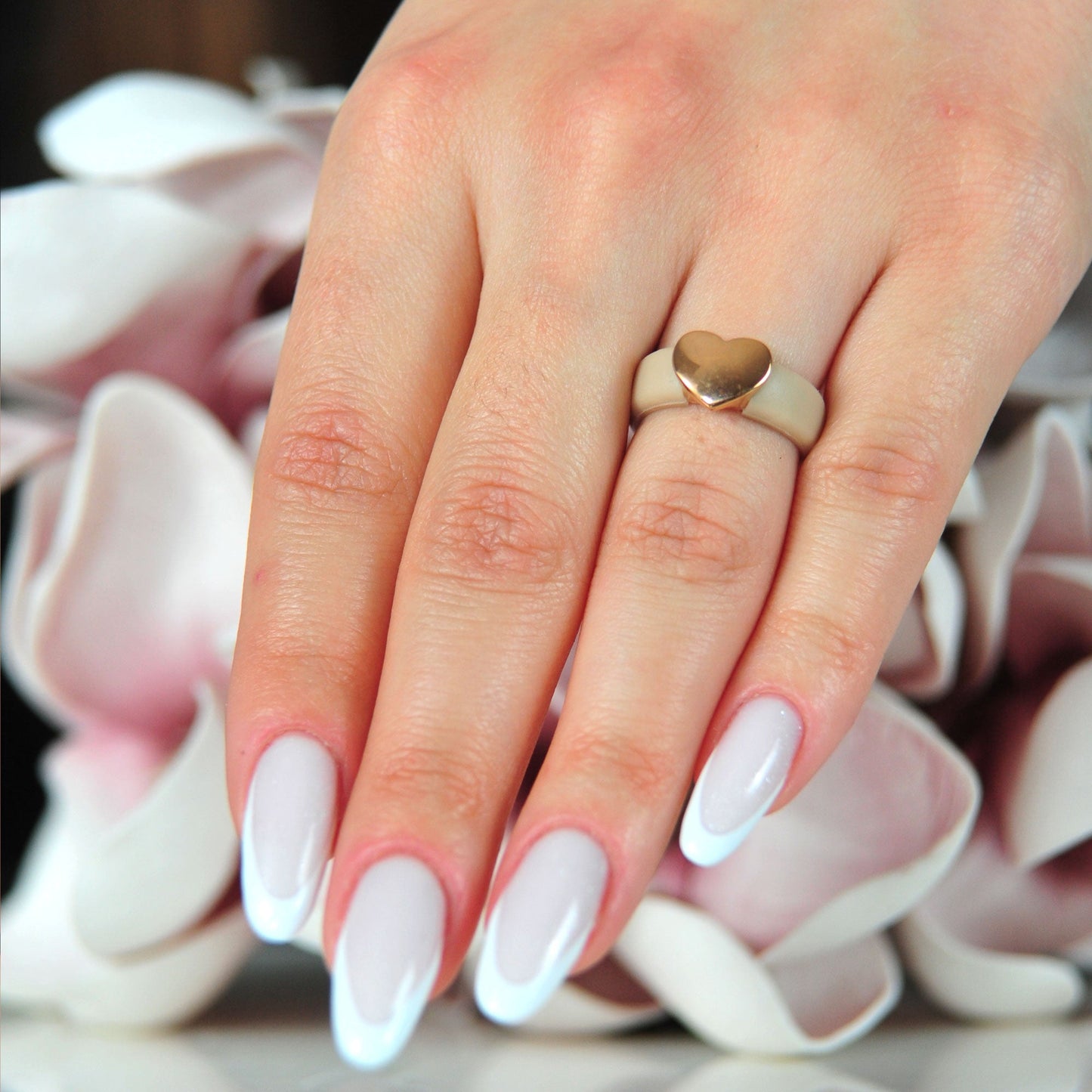 Women's Silicone Rings with Metal