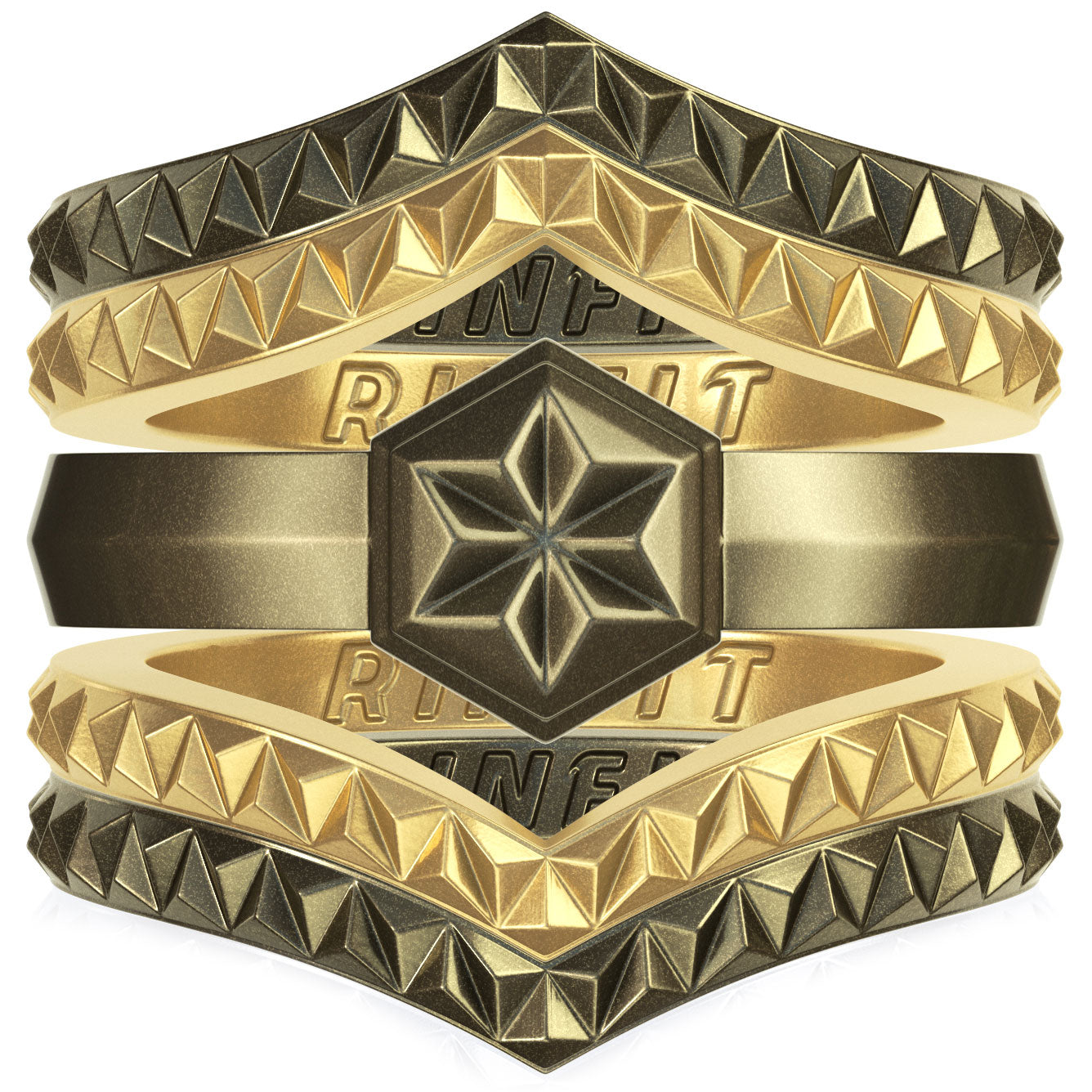 Women's Couture Silicone Rings - 5 Rings Set - Patented Design
