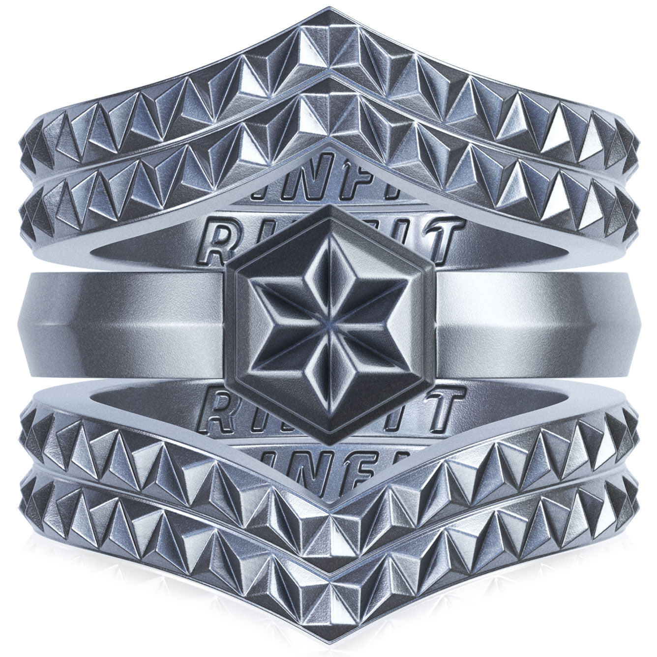 Women's Couture Silicone Rings - 5 Rings Set - Patented Design