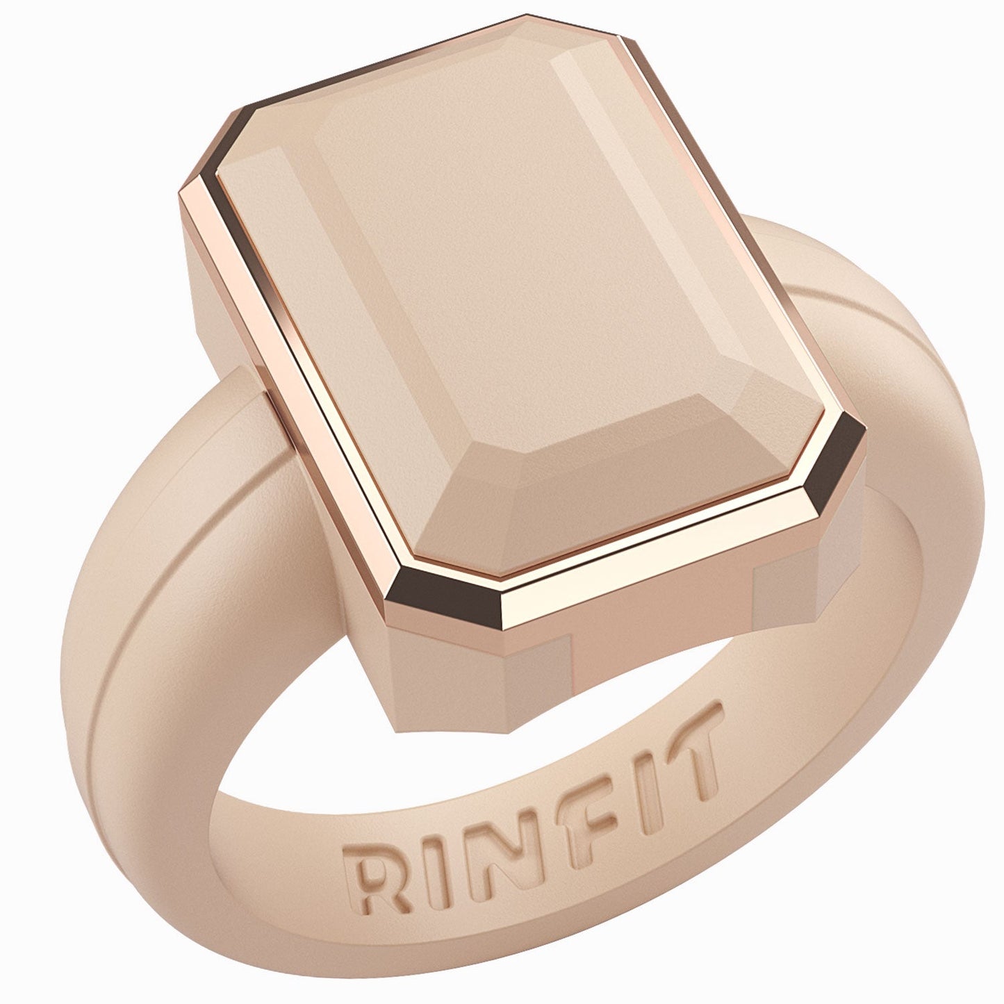 Collection- Silicone Rings with Metal Frame - Patented Design