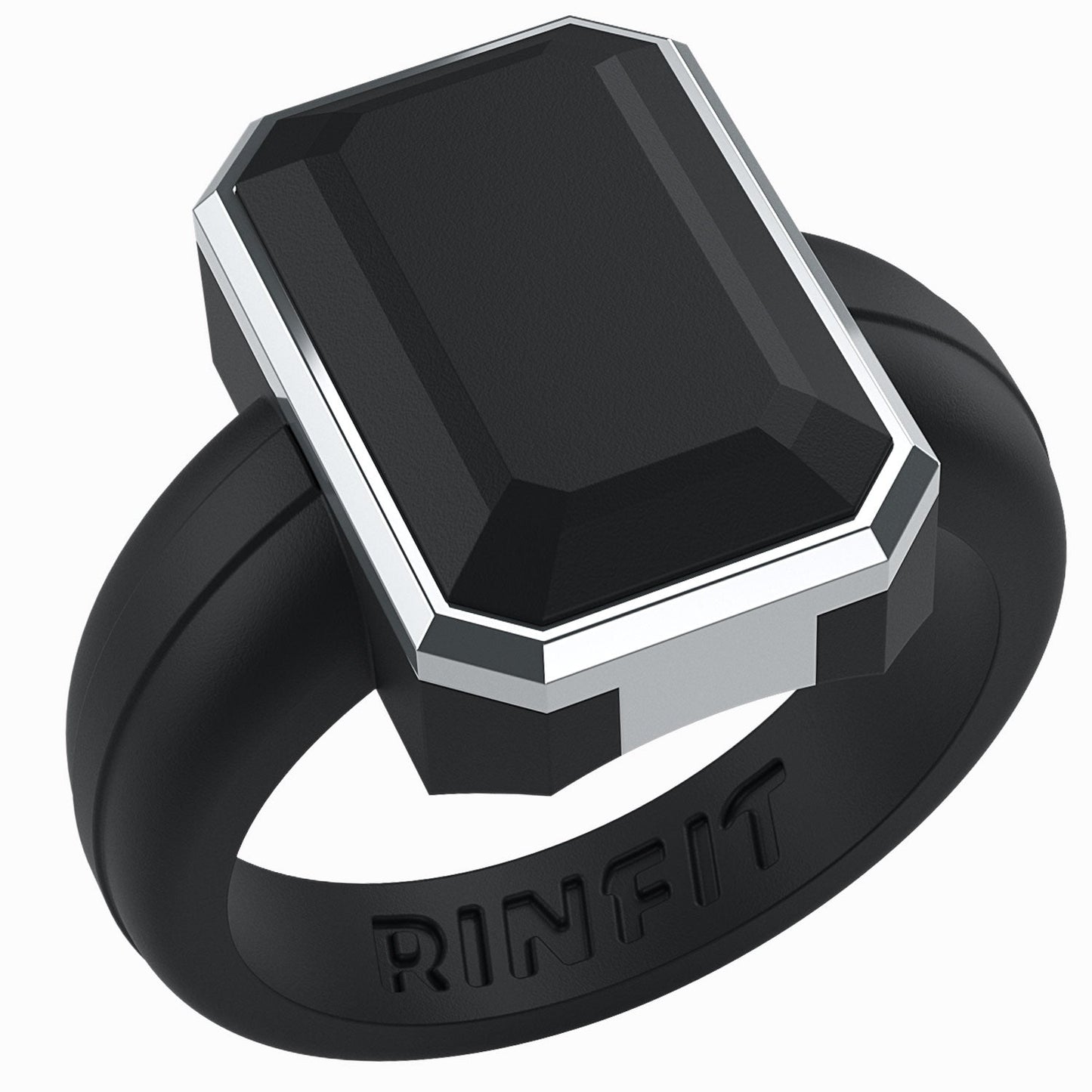 Collection- Silicone Rings with Metal Frame - Patented Design