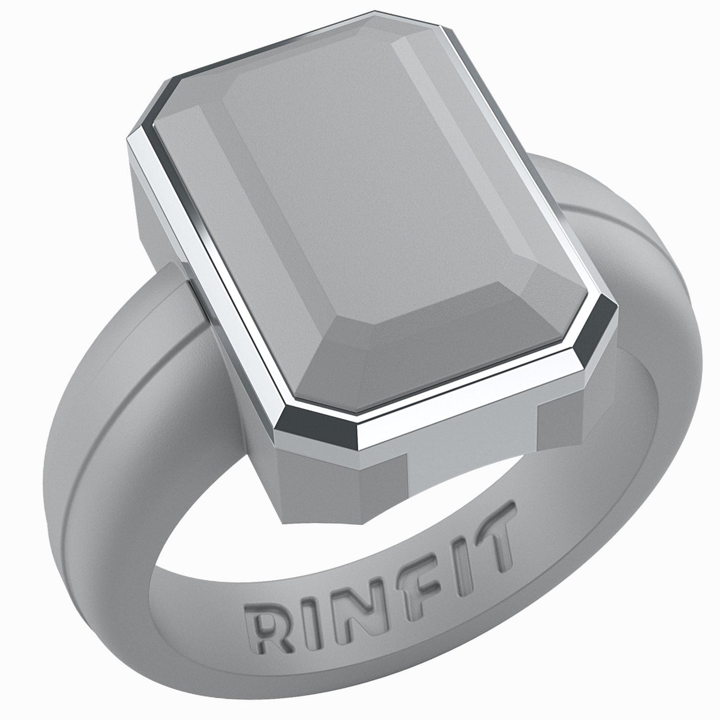 Collection- Silicone Rings with Metal Frame - Patented Design