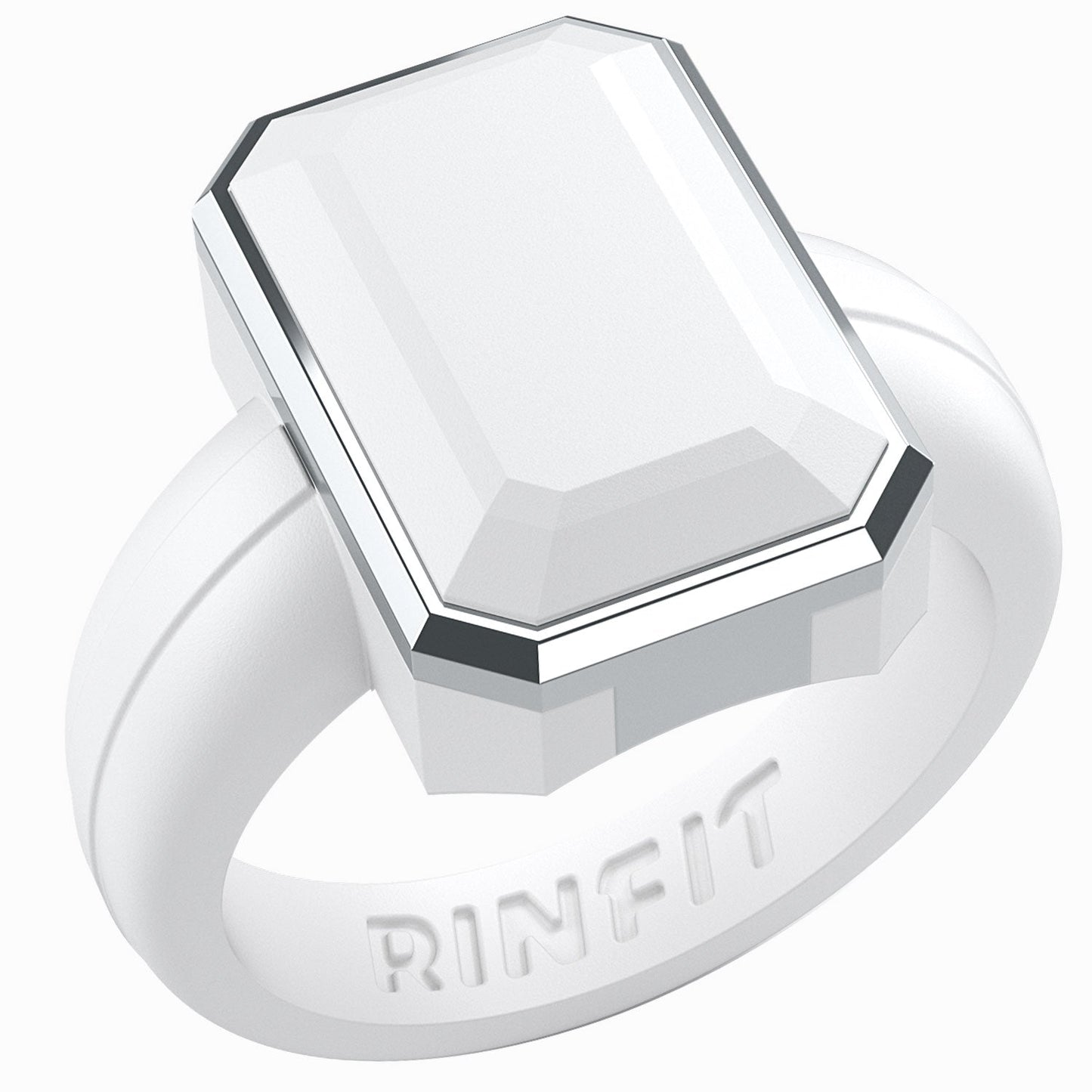 Collection- Silicone Rings with Metal Frame - Patented Design