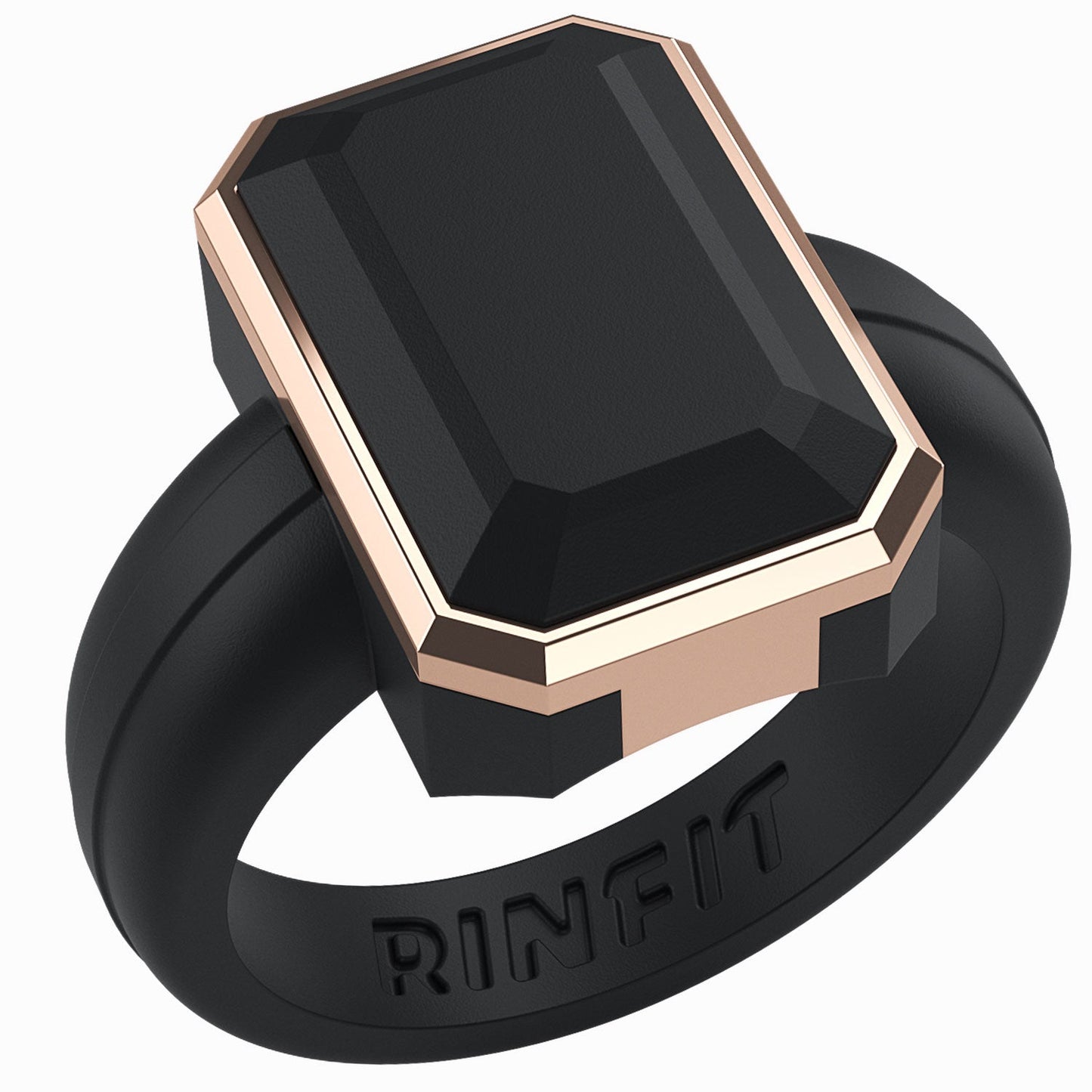 Collection- Silicone Rings with Metal Frame - Patented Design