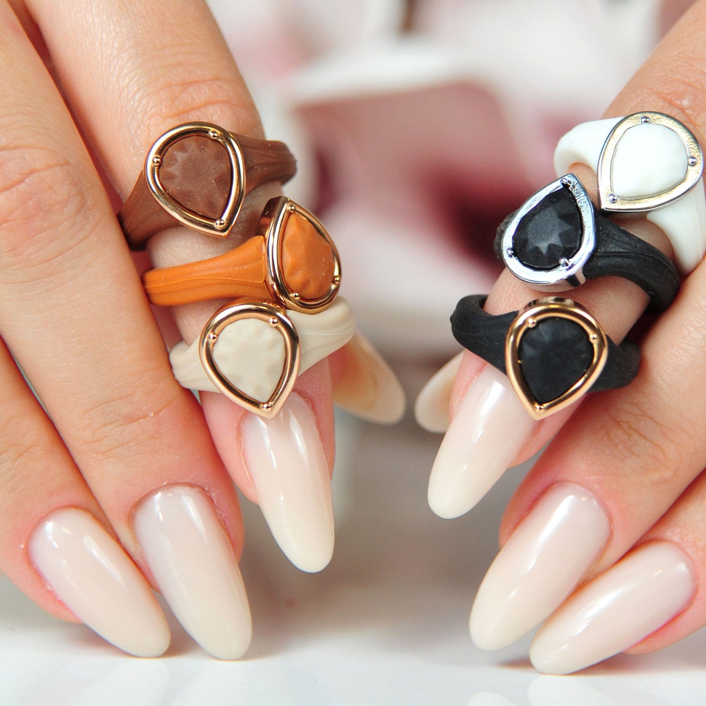 Silicone Rings with Metal Frame - Patented Design