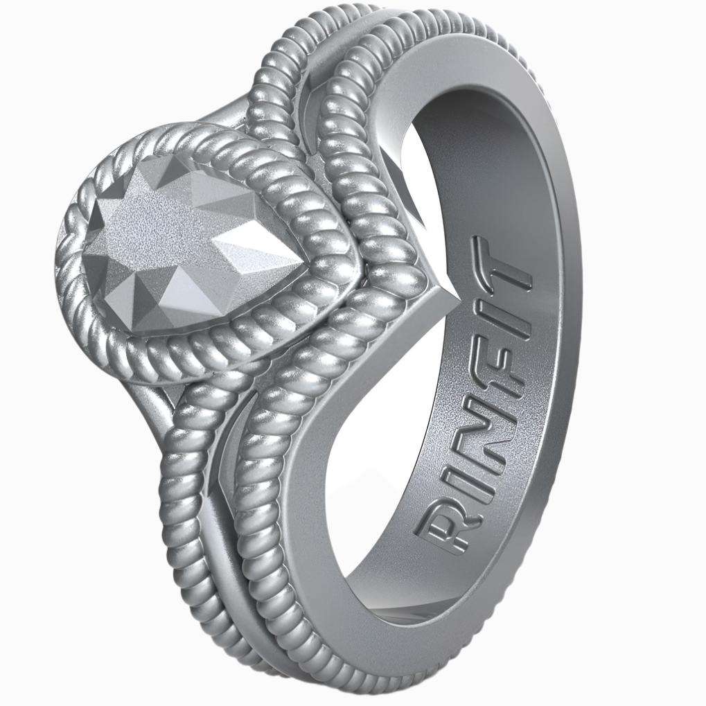 Silicone Diamond - Pear Collection - Patented Design